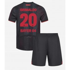 Bayer Leverkusen Alejandro Grimaldo #20 Hjemmedraktsett Barn 2025-26 Kortermet (+ korte bukser)